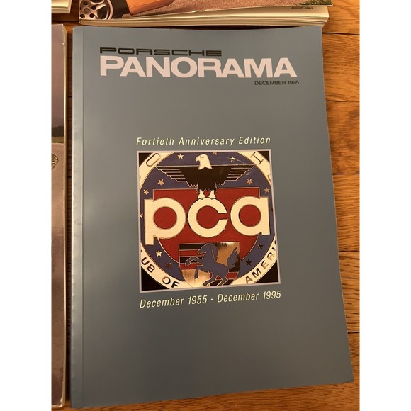 Porsche PCA Panorama Magazines 1995 (all issues Jan thru Dec) 40th Anniversary - Picture 13 of 16